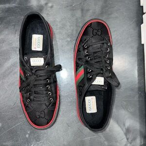Gucci Men's Black Tennis Sneakers